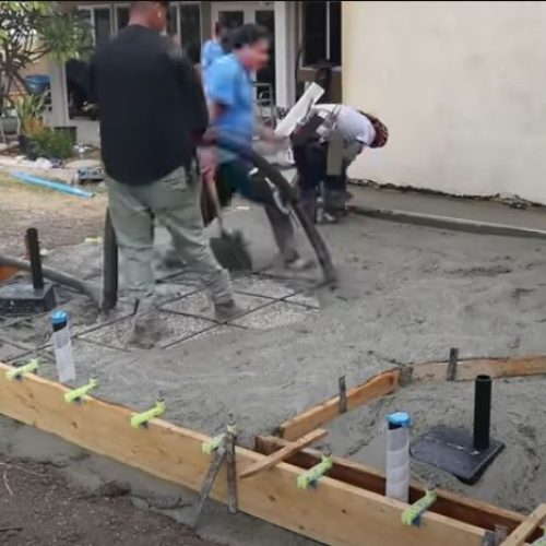 concrete foundation